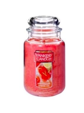 New Yankee Candle Strawberry Lemon Ice Candle